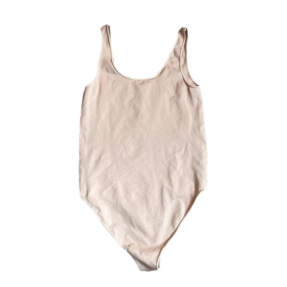 NWOT Skims XXS/XS ESSENTIAL SCOOP NECK BODYSUIT Ochre
